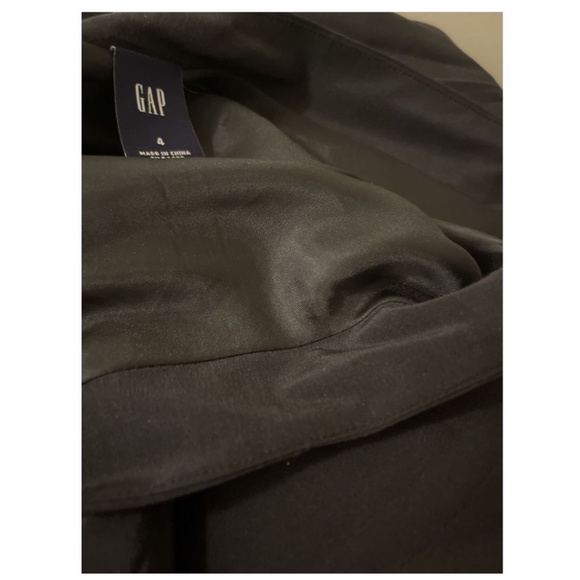 Gap Black Silk Skirt Women’s Size 4 - Picture 2 of 3